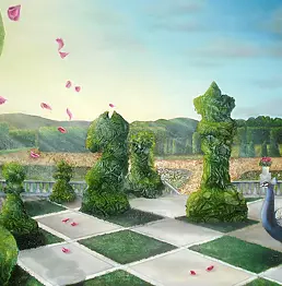 Yuliya Strizhkina - What Is Our Life? - The Game! - 3D (volume) oil painting