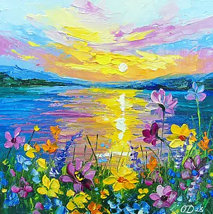 Olha Darchuk - When the flowers shine in the sun