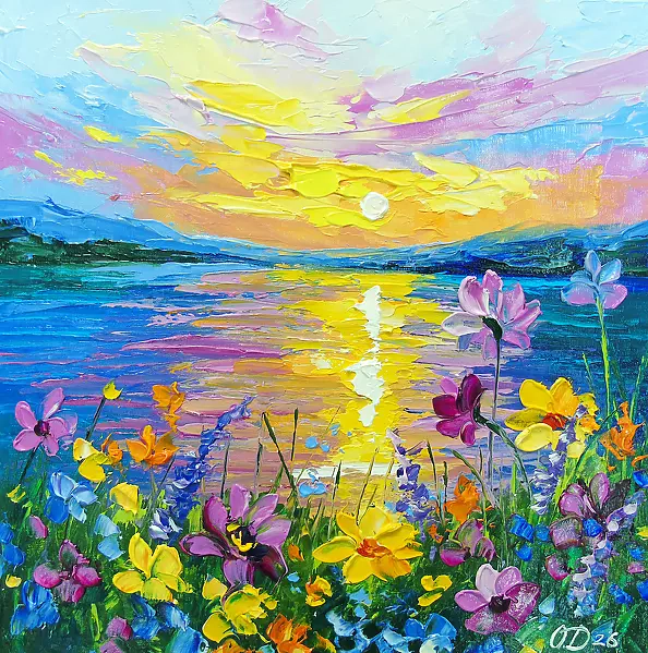 Olha Darchuk - When the flowers shine in the sun