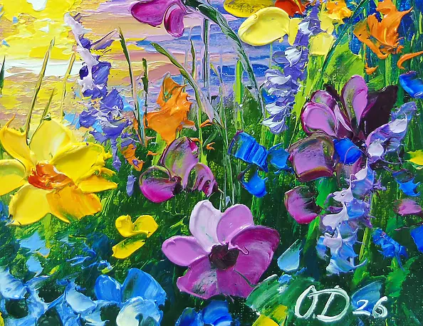 Olha Darchuk - When the flowers shine in the sun