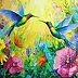 Olha Darchuk, Where Hearts Meet, Oil painting - canvas, 80 x 60
