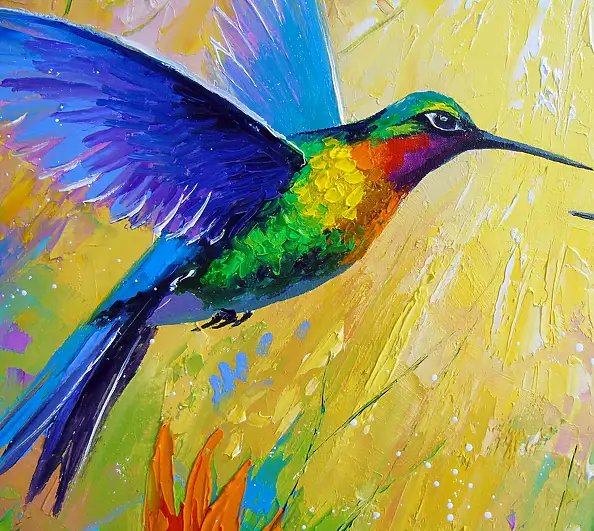 Olha Darchuk, Where Hearts Meet, Oil painting - canvas, 80 x 60