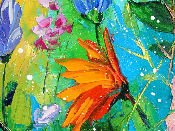 Olha Darchuk, Where Hearts Meet, Oil painting - canvas, 80 x 60