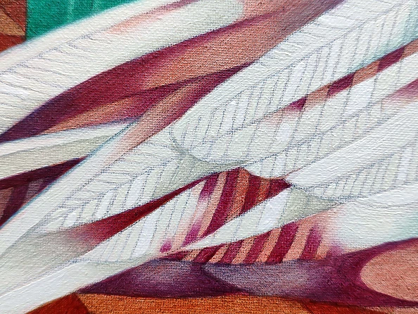 federico cortese - White cockatoo and black tulips