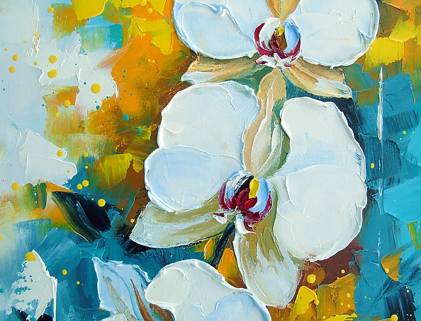 Olha Darchuk - White orchid
