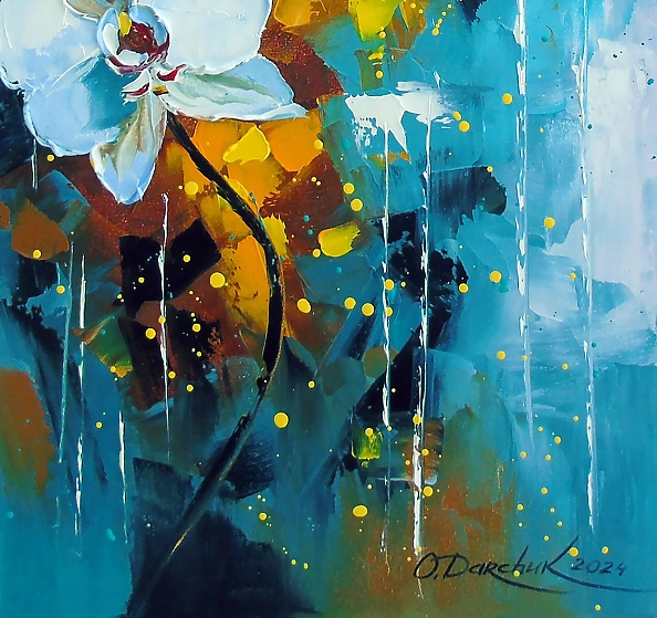 Olha Darchuk - White orchid