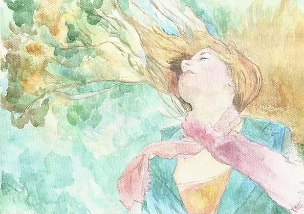 Marzena Salwowska - Wind and girl