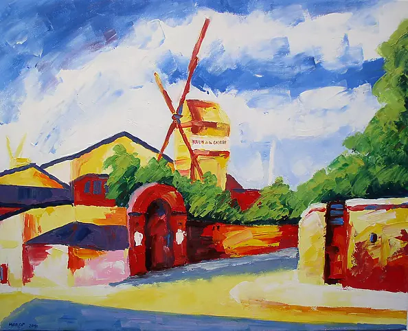 Aleksander Poroh - Wiatrak Moulin de la Galette