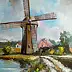 Krzysztof Kłosowicz, "Mulino a vento XIV", Quadro a olio - tela, 40 x 50