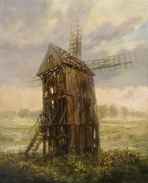 Jacek Szudak - A windmill in which he scare