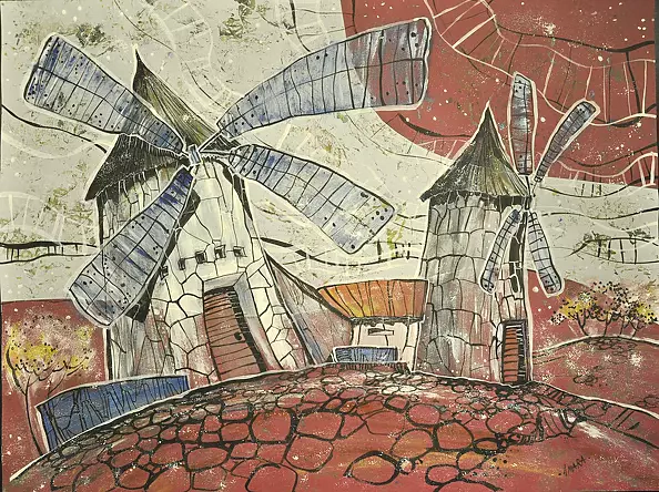 Marina Czajkowska - Wiatraki . Hiszpania