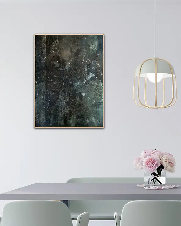 Iwona Jabłońska, Gale, Watercolors, Glaze, Acrylic painting, Oil painting, Mixed media, Tempera - canvas, 40 x 55