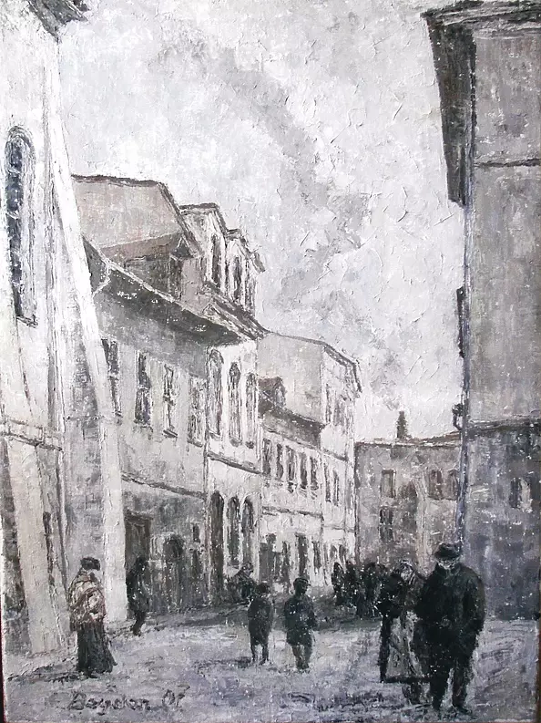 Piotr Bogdan - Wide street toward ...