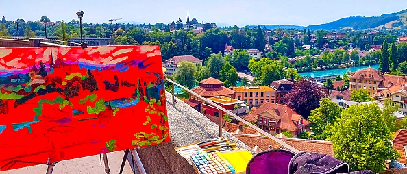 Anastasiia Kurkova - Widok Berna