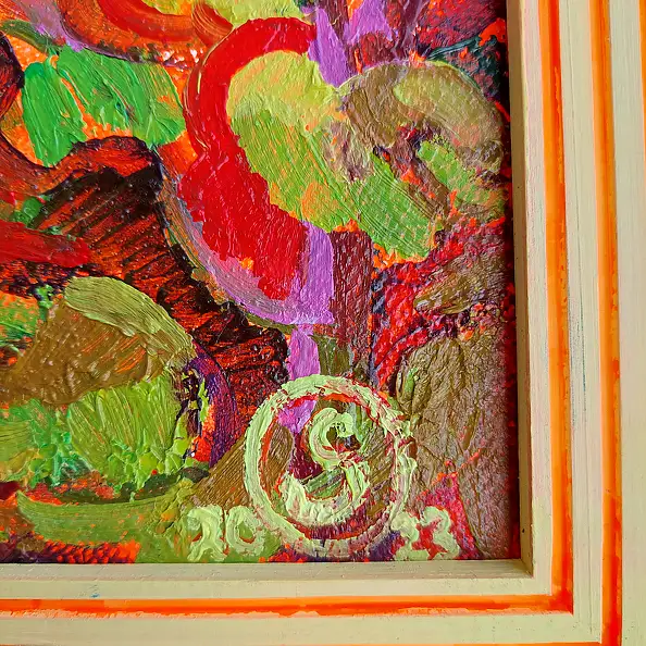 Anastasiia Kurkova, Widok na Berno, Obraz olejny - płótno, 70 x 50