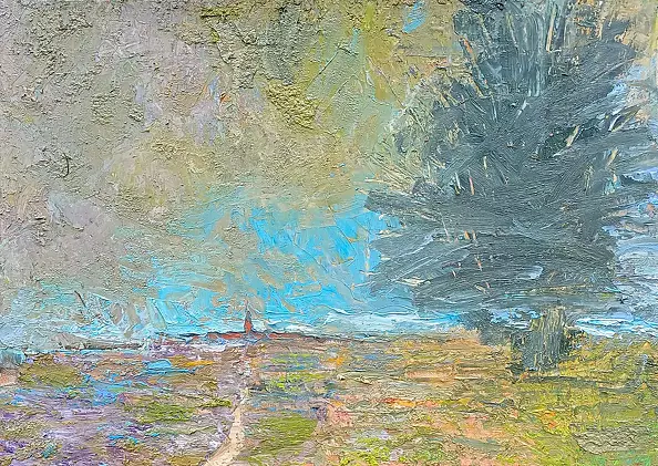 Tadeusz Jurga - Widok na Drezdenko 3, 2023