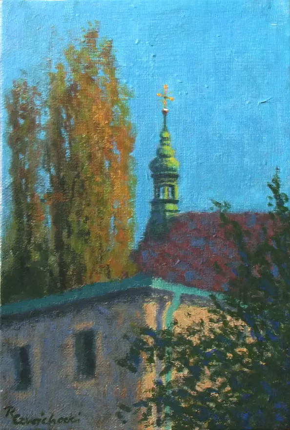 Rafał Czwichocki - View of the parish church in Bydgoszcz