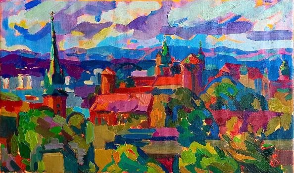 Anastasiia Kurkova - Widok z Kopca Kraka