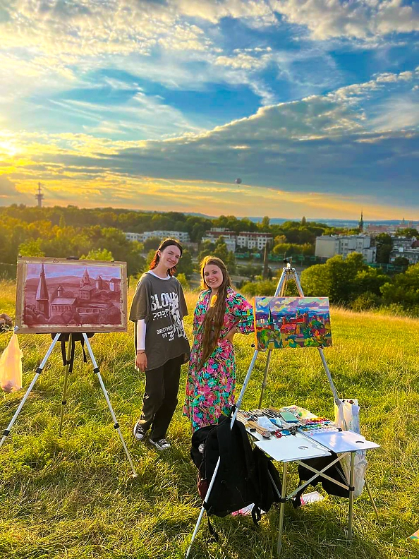 Anastasiia Kurkova - Widok z Kopca Kraka