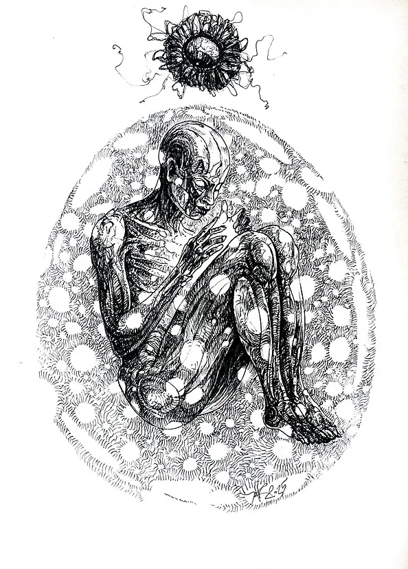 Krzysztof Krawiec - Widzę Cię  *rysunek piórkiem