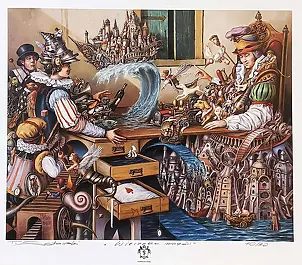 Tomasz Sętowski - "Wieczerza Magów", inkografia