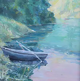 Sabina Salamon - Evening over Solina