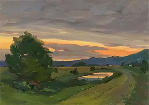 Krzysztof Michalski - Evening at Bochotnica