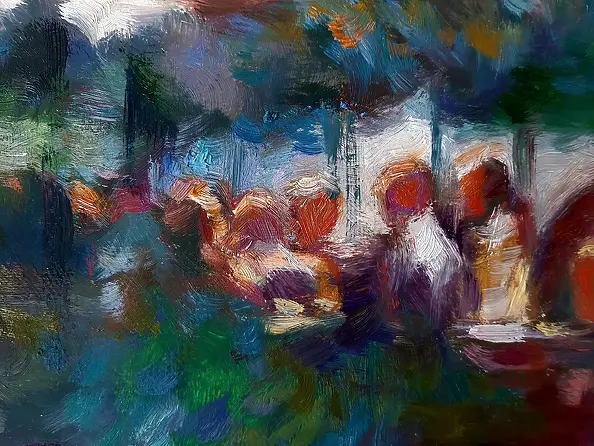 Barbara Gulbinowicz - Wieczór w letniej kawiarence