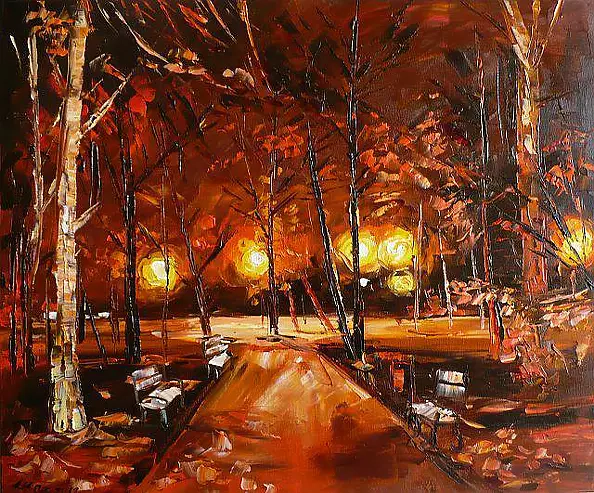 Dorota Łaz - Evening in the park