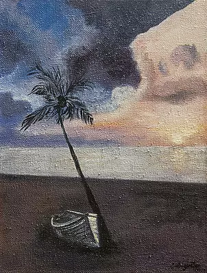 Amelia Augustyn - Wieczorna plaża 
