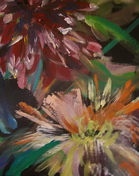 Anna Borcz - Evening dahlias