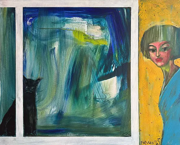 Bartosz Frączek - The evening cat came to visit