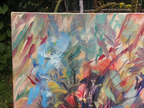 Eryk Maler - Willows, summer, 120X80