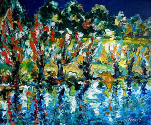 Jerzy Stachura - Willow on the Poprad