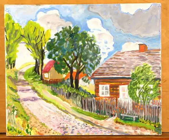 Barbara Michałowska - Willows in Mielnik