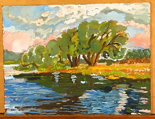 Barbara Michałowska - Willows in Mielnik