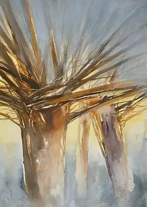 Kazimierz Twardowski - Willows in the sun