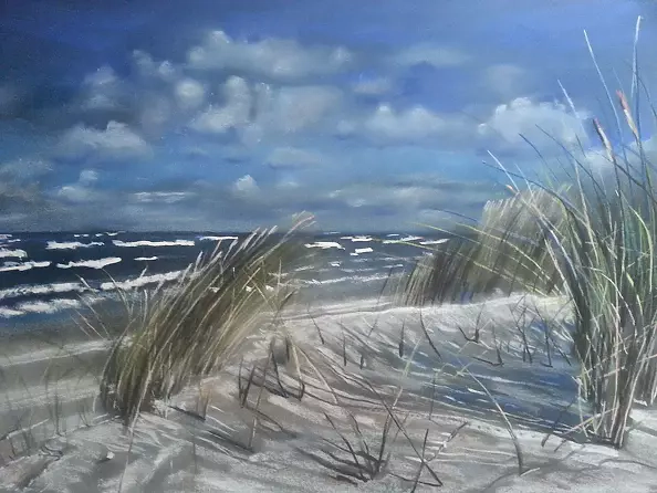Andrzej Siewierski - The windswept dunes Baltic