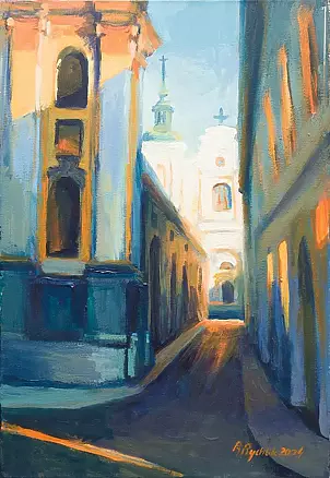 Renata Rychlik - View of the Greek-Catholic Cathedral in Przemysl