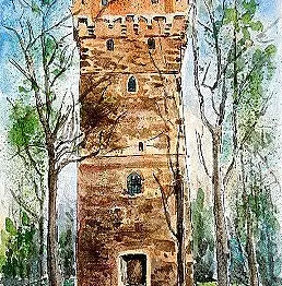 Janusz Gibas - Wieża piastowska w Cieszynie