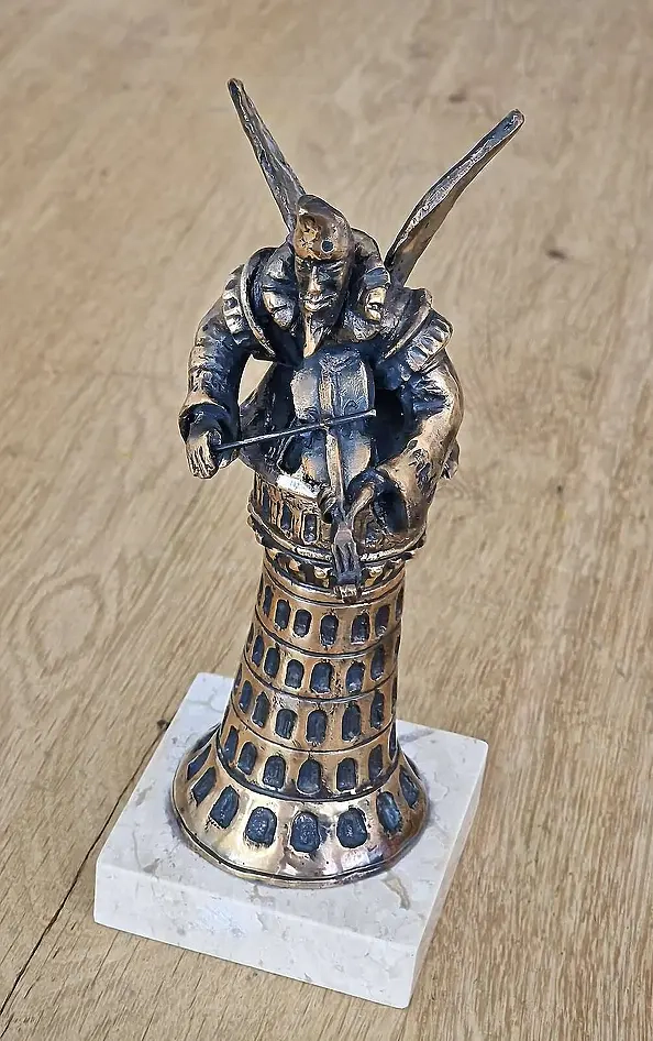 Tomasz Sętowski - Tower - bronze sculpture