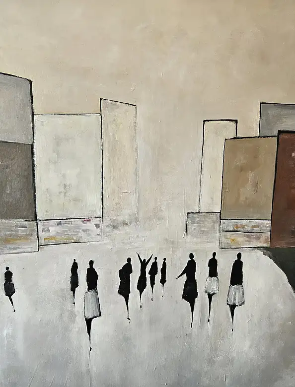 Mariusz Makuła, Wieżemiami, Obraz olejny - płótno, 180 x 150