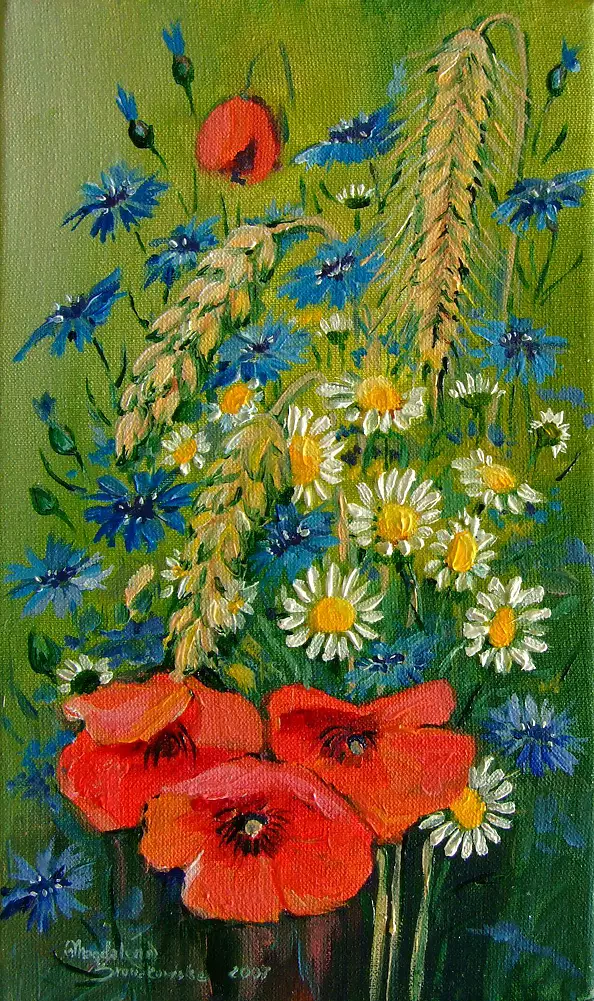 Magdalena Bronakowska - Wildflowers flowers