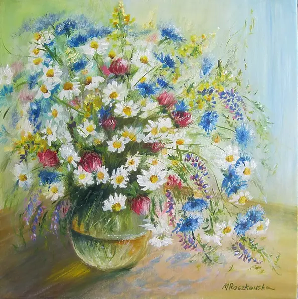 Maria Roszkowska - Field flowers