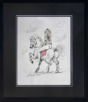 Rafał Olbiński - Wild nakedness, 2017