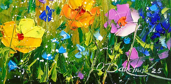 Olha Darchuk - Wildflowers by the sea