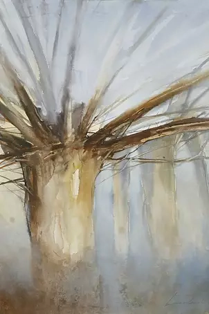 Kazimierz Twardowski - Willows in the fog