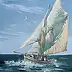 Henadzy Havartsou, Виндборн, Масляная картина - холст, 50 x 70