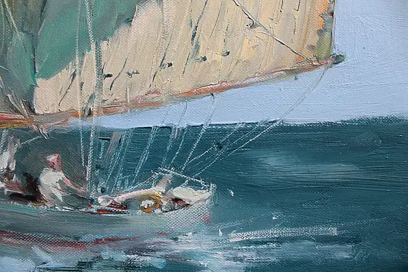 Henadzy Havartsou, Виндборн, Масляная картина - холст, 50 x 70