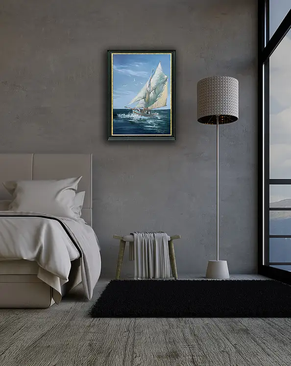 Henadzy Havartsou, Виндборн, Масляная картина - холст, 50 x 70